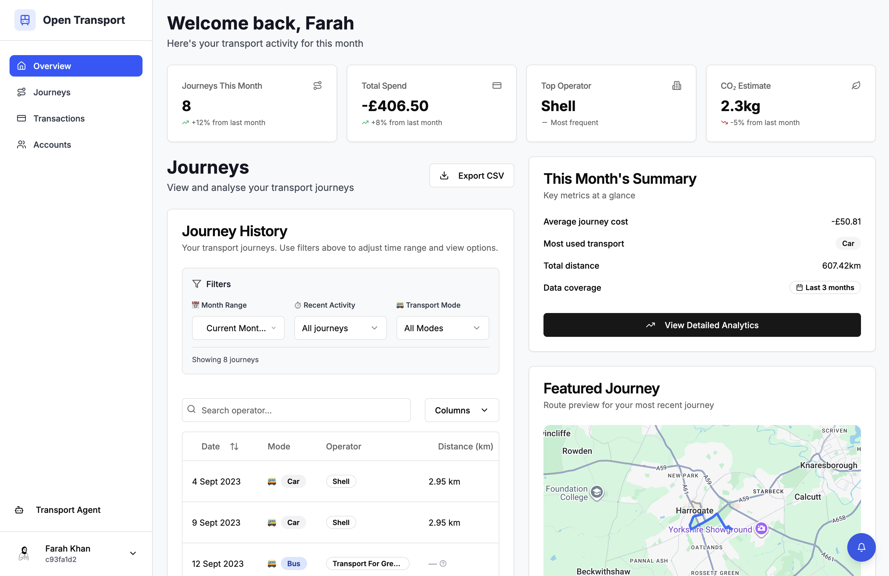 Open Transport - Your journeys, finally in one place